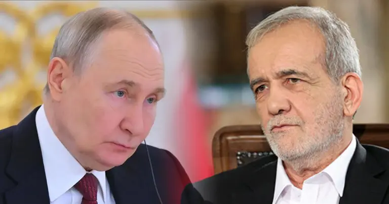 ভ্লাদিমির পুতিন ও মাসুদ পেজেশকিয়ান